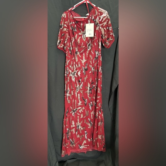 Mac Duggal 94012 Mahogany Maxi Dress - Picture 1 of 4